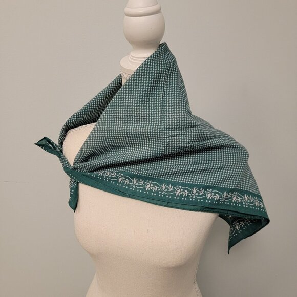 Vintage Anne Klein Scarf Square Polyester‎ Scarf 26 In Square - Picture 3 of 4